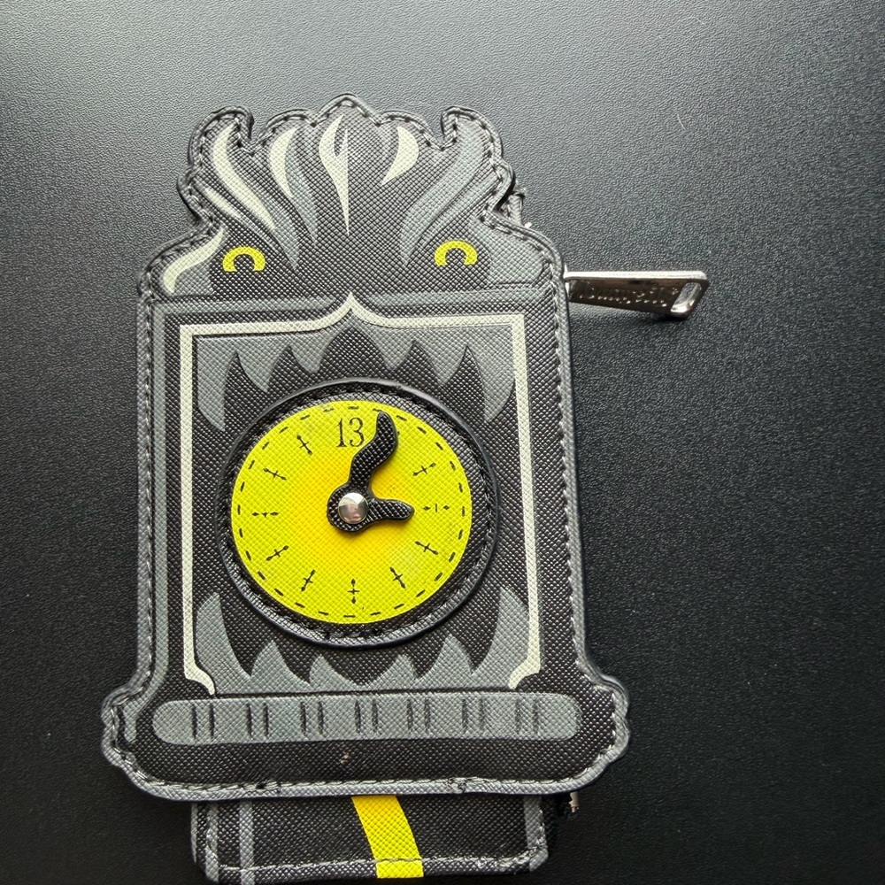 Loungefly Haunted Mansion Black and Gray Cardholder